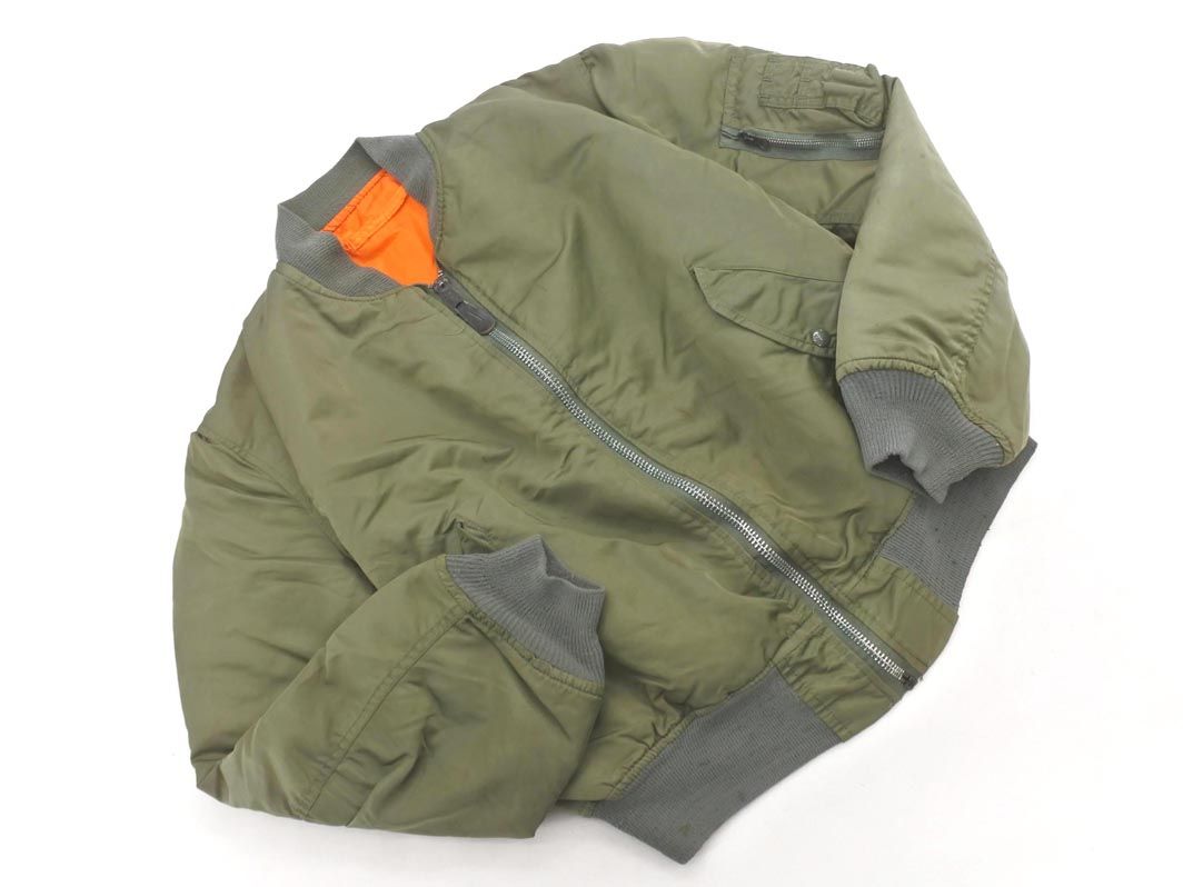 ALPHA アルファ フライトジャケット グリーン Alpha MA-1フライト