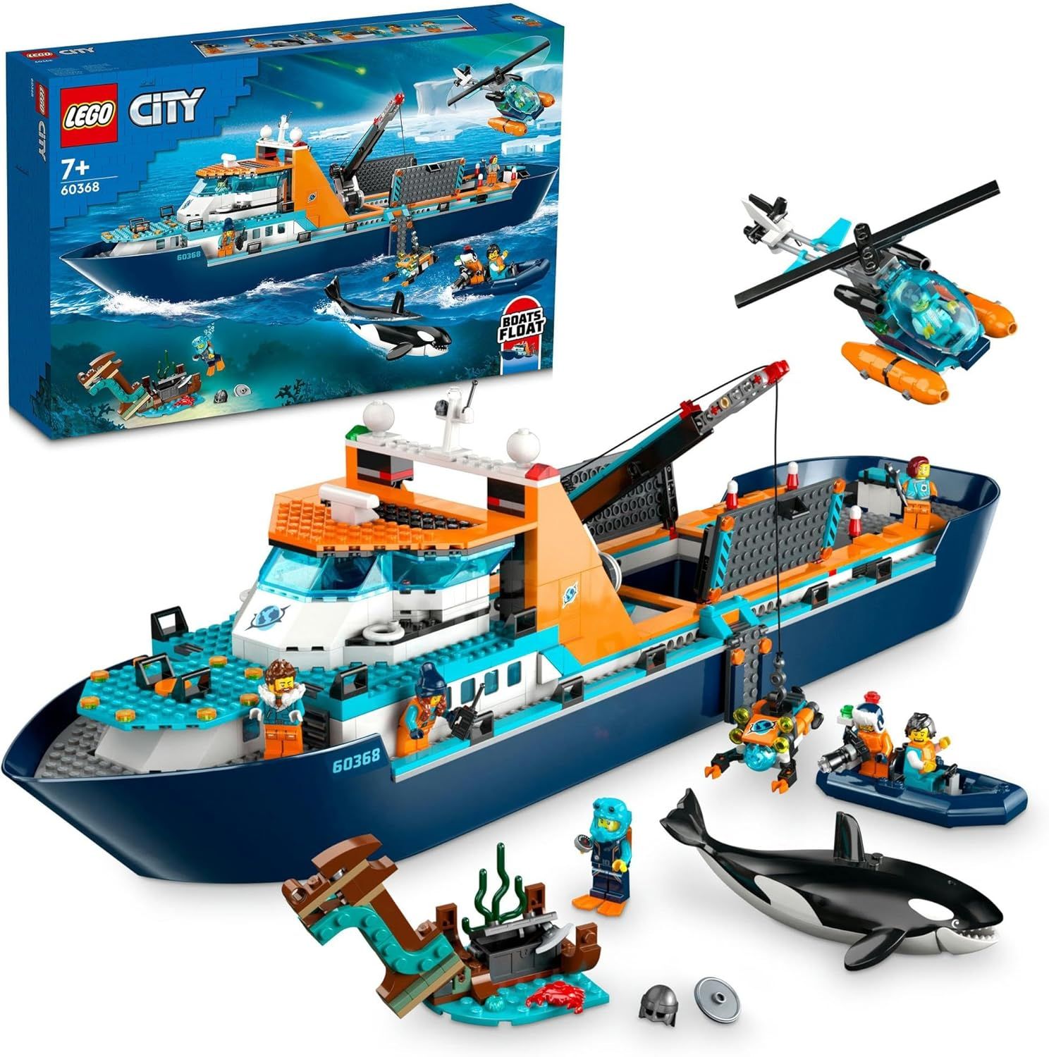 探検と冒険　7 レゴ(LEGO) シティ 北極探検船 おもちゃ 玩具 誕生日 プレゼント