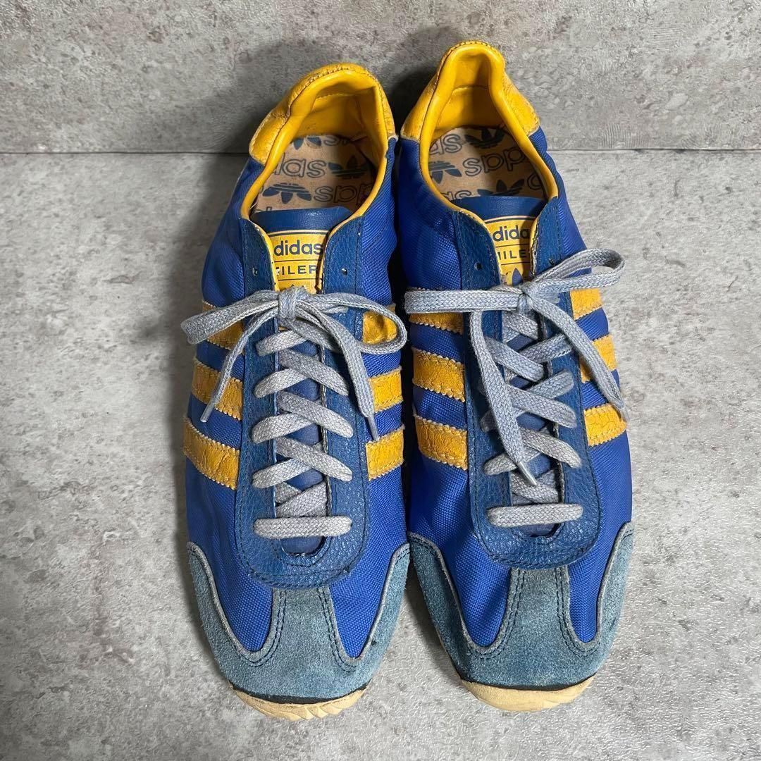 フランス製 80s ヴィンテージ 希少 adidas アディダス MILER ブルー