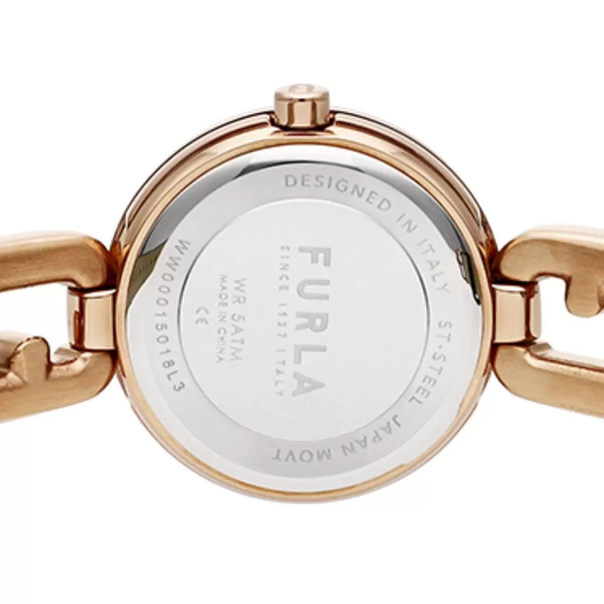 T157.[腕時計]FURLA アルコチェーン クォーツ 腕時計 BLACK - メルカリ