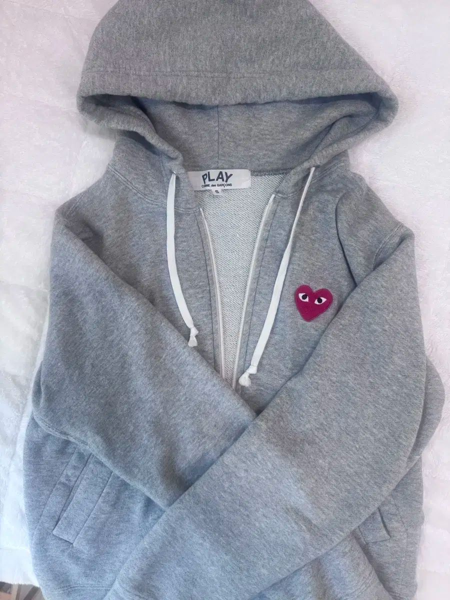 COMME des GARCONS コム デ ギャルソン レディース ジップアップパーカー フード付き s サイズ