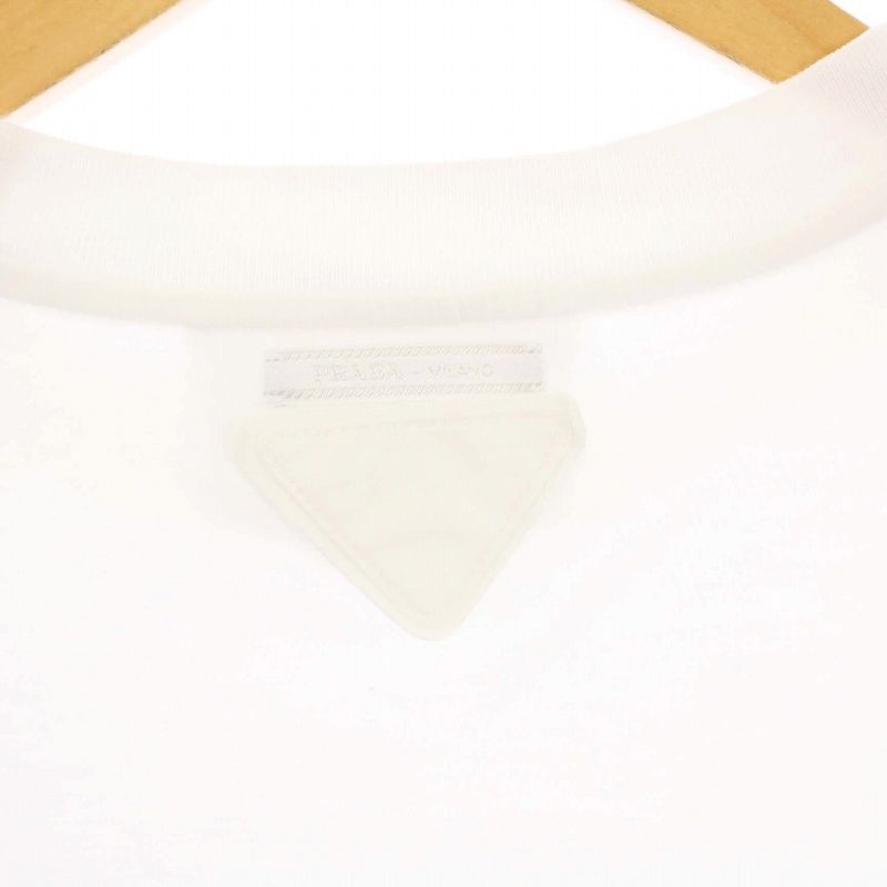 PRADA プラダ 20SS オーバーサイズ トライアングルロゴプリントTシャツ PRADA プラダ 20SS オーバーサイズ トライアングルロゴプリントTシャツ