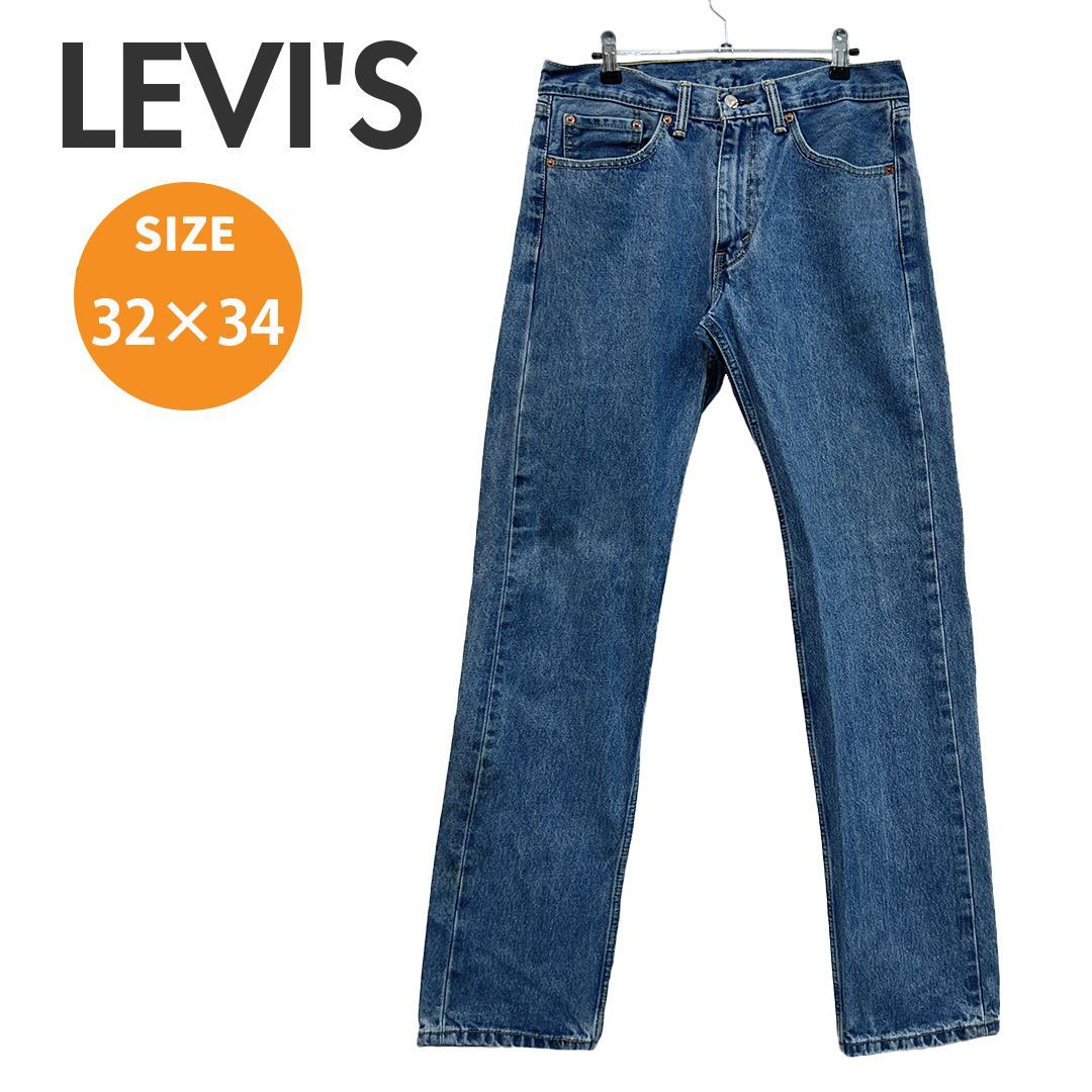 レソト製LEVI'Sリーバイス505デニムパンツテーパード32x30ヴィンテージ 