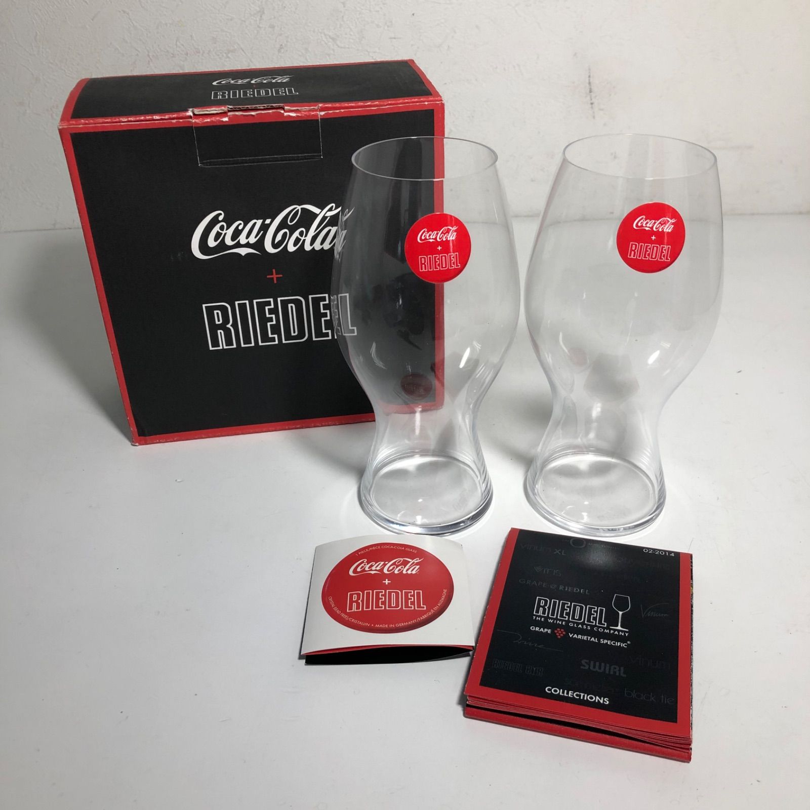 ☆未使用品! Coca-Cola+RIEDEL コカコーラ+リーデル グラス 2個 ☆未使用品! Coca-Cola+RIEDEL コカコーラ+リーデル グラス 2個