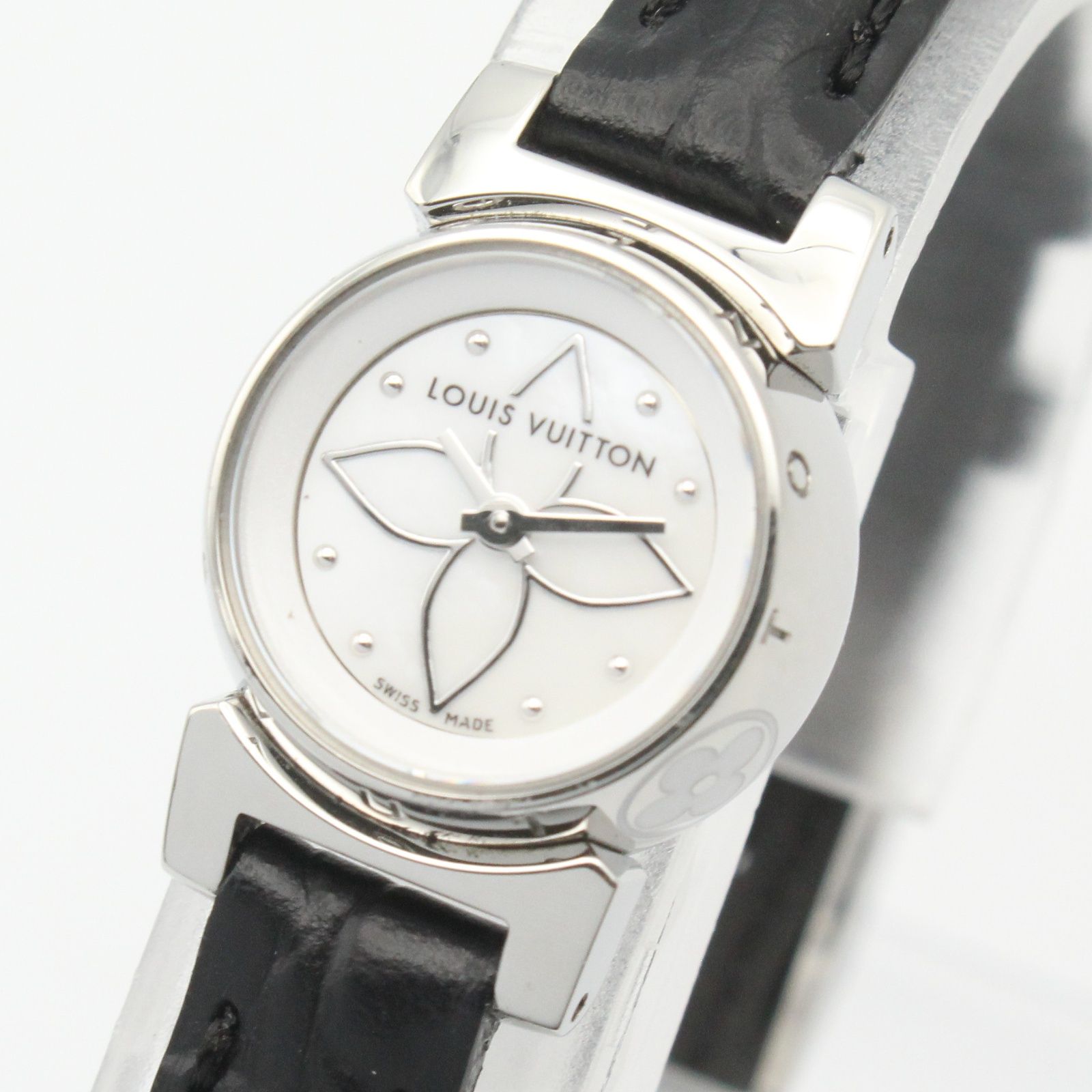 ルイ・ヴィトン LOUIS VUITTON 腕時計 タンブール ビジュ Q151C1