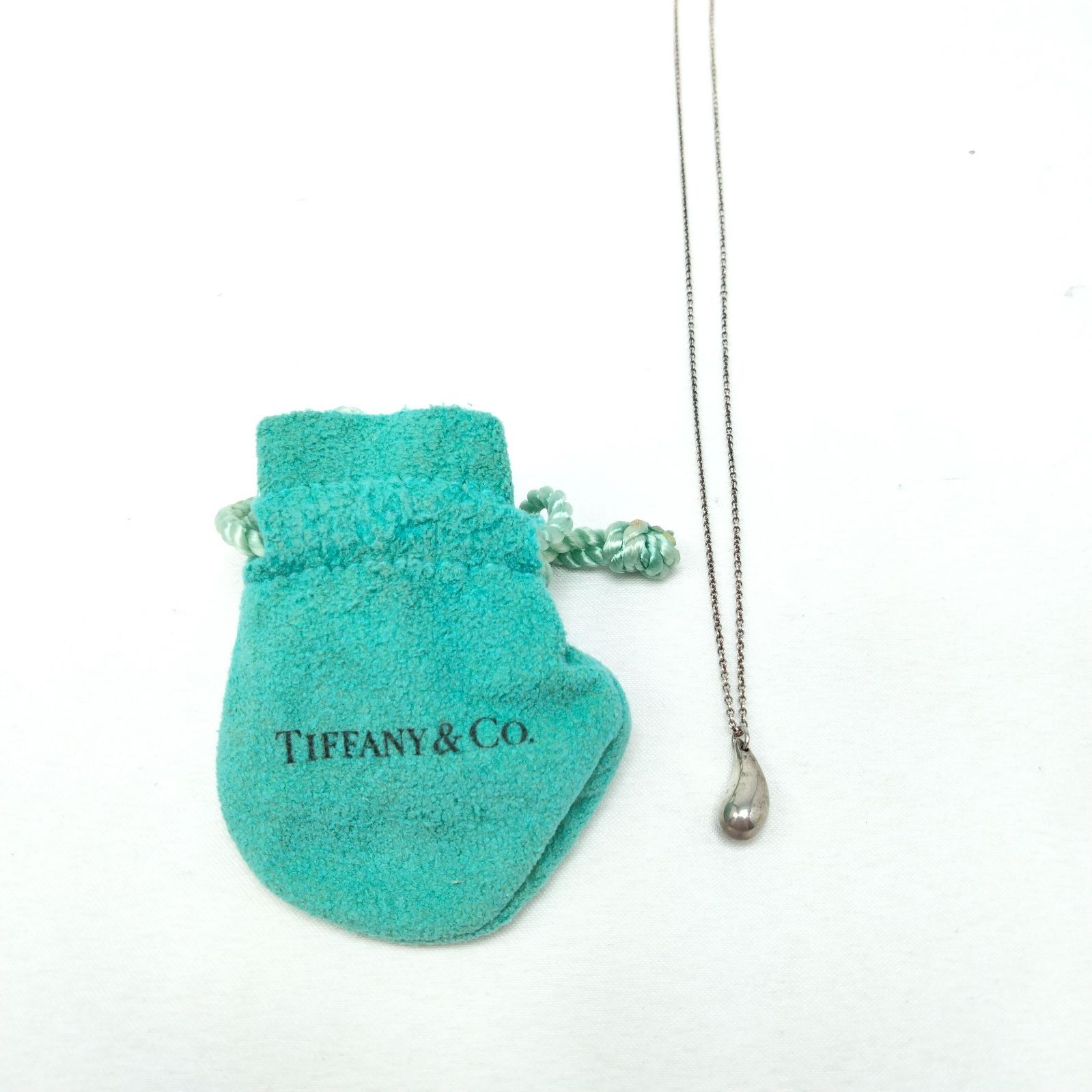 TIFFANY エルサペレッティティアドロップ ペンダントネックレス エルサ・ペレッティ ティアドロップ ペンダント スターリング
