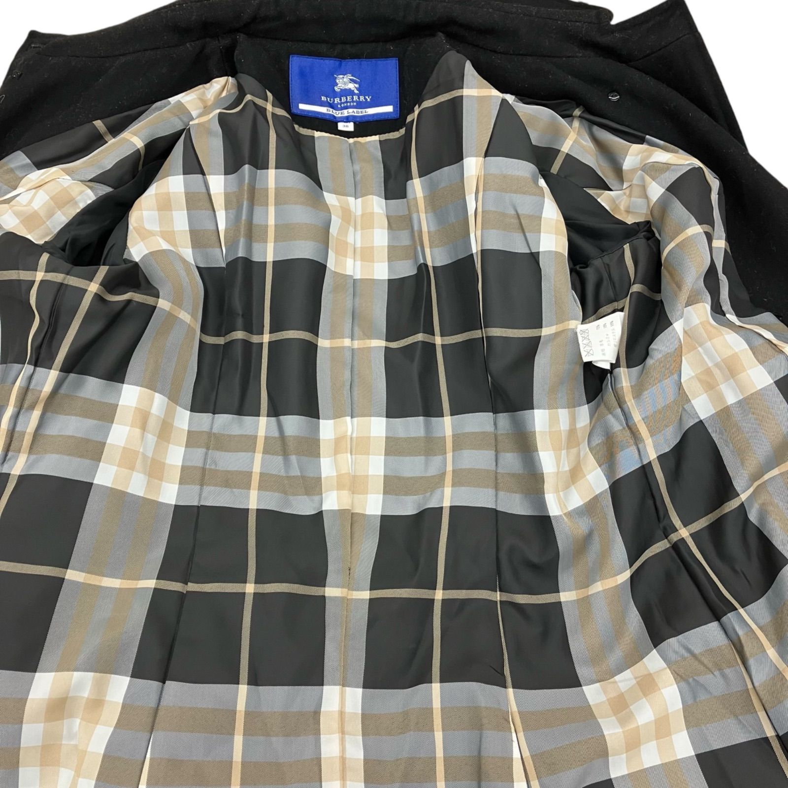 186005 BURBERRY バーバリー BLUE LABEL ブルーレーベル コート
