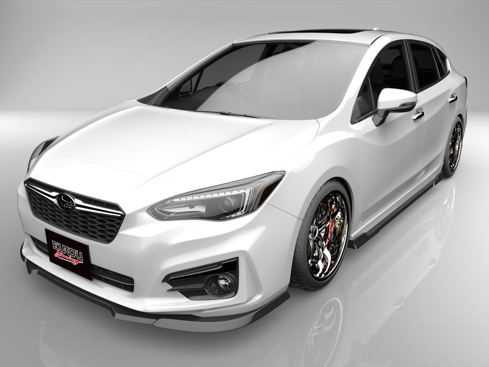 インプレッサスポーツ GP 前期 sti フロントアンダースポイラー インプレッサスポーツ（GP7）前期用 STIフロントアンダー