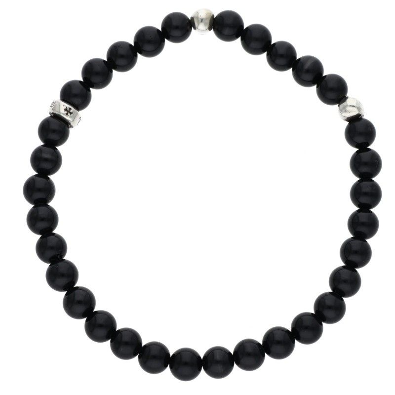  クロムハーツ 6 mm BEAD mmビーズブレス mmフォティハリスティータビーズブレスレット メンズ その他 アクセサリー