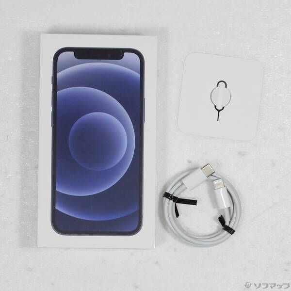 中古品〕 iPhone12 mini 64GB ブラック MGA03J／A SIMフリー【297