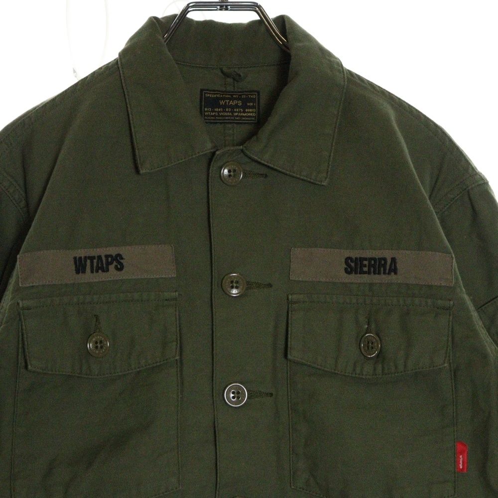 wtaps budsシャツ　オリーブドラブ　L WTAPS 新品 ダブルタップス BUDS.LS 長袖シャツ OD オリーブ