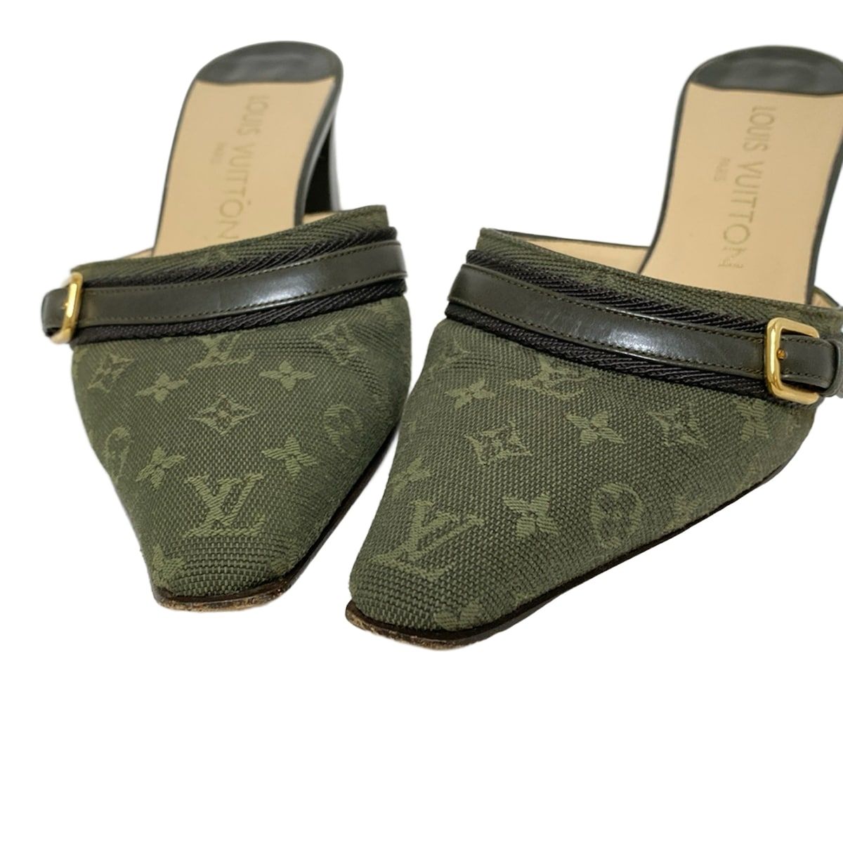 LOUIS VUITTON(ルイヴィトン) ミュール 35 レディース - TSTカーキ  
