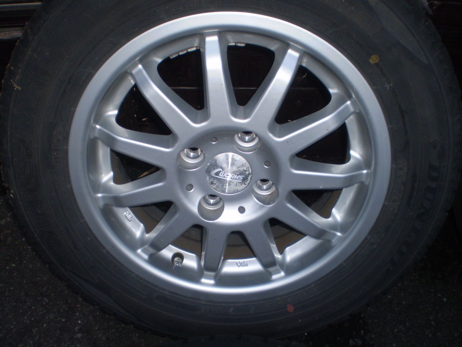 VW ワーゲン UP スタッドレスタイヤ＆ホイル 165|70R14 4本セット