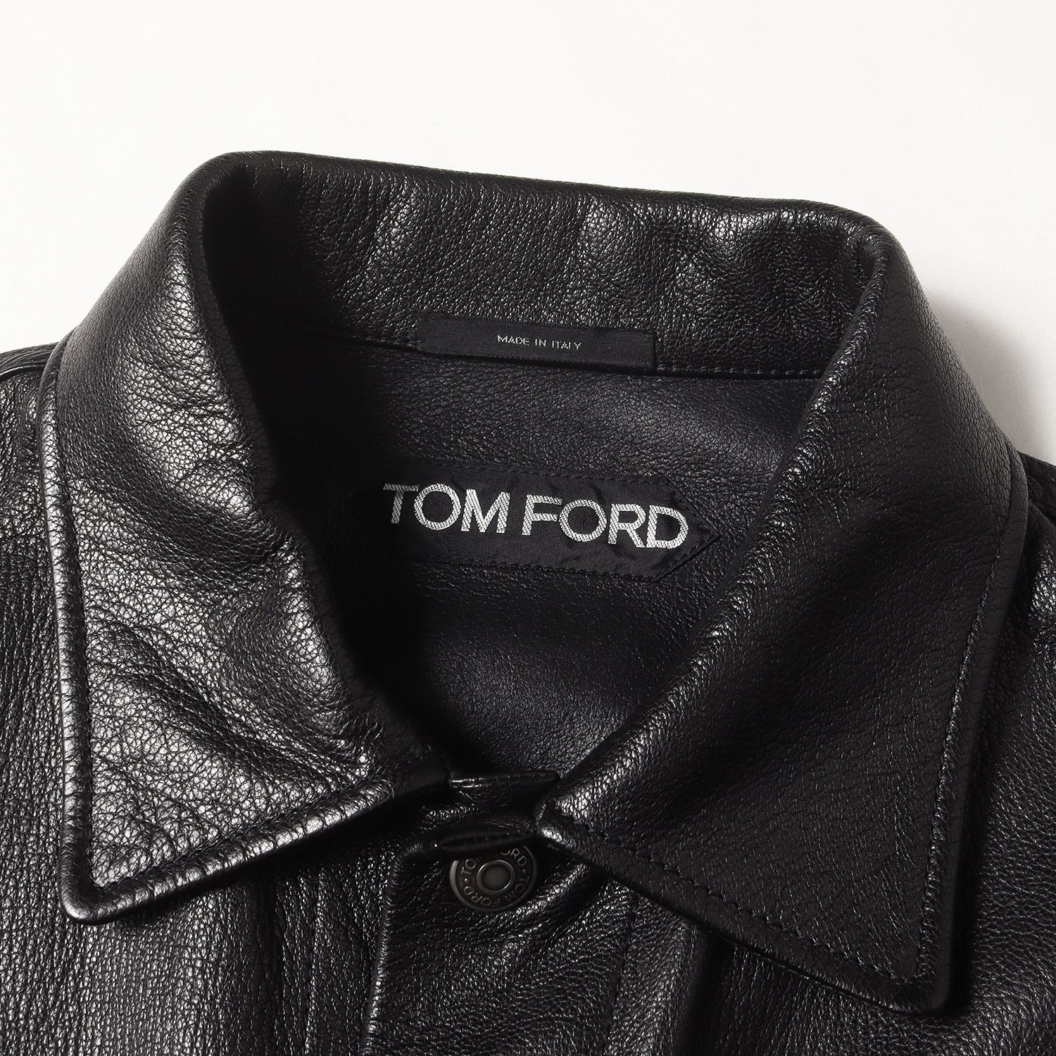 TOM FORD レザー デニムジャケット 黒　サイズ50 サイズ 50 TOM FORD レザー デニムジャケット 黒サイズ50 サイズ 50