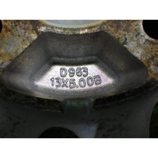 ブランドルライン ﾊﾟｯｿ ホイール アルミ シルバー 13インチ 5J 4穴 4本  