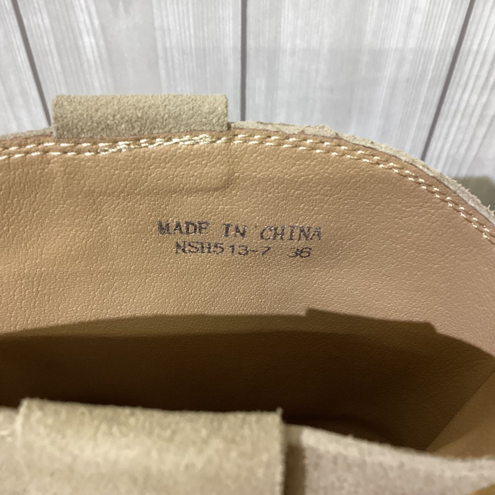 スェード ウェスタンブーツ