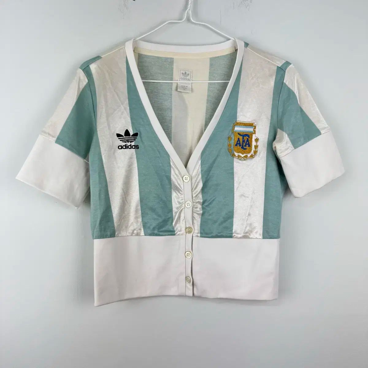 adidas アディダス アルゼンチン人 クロップド ジャージ 10 回