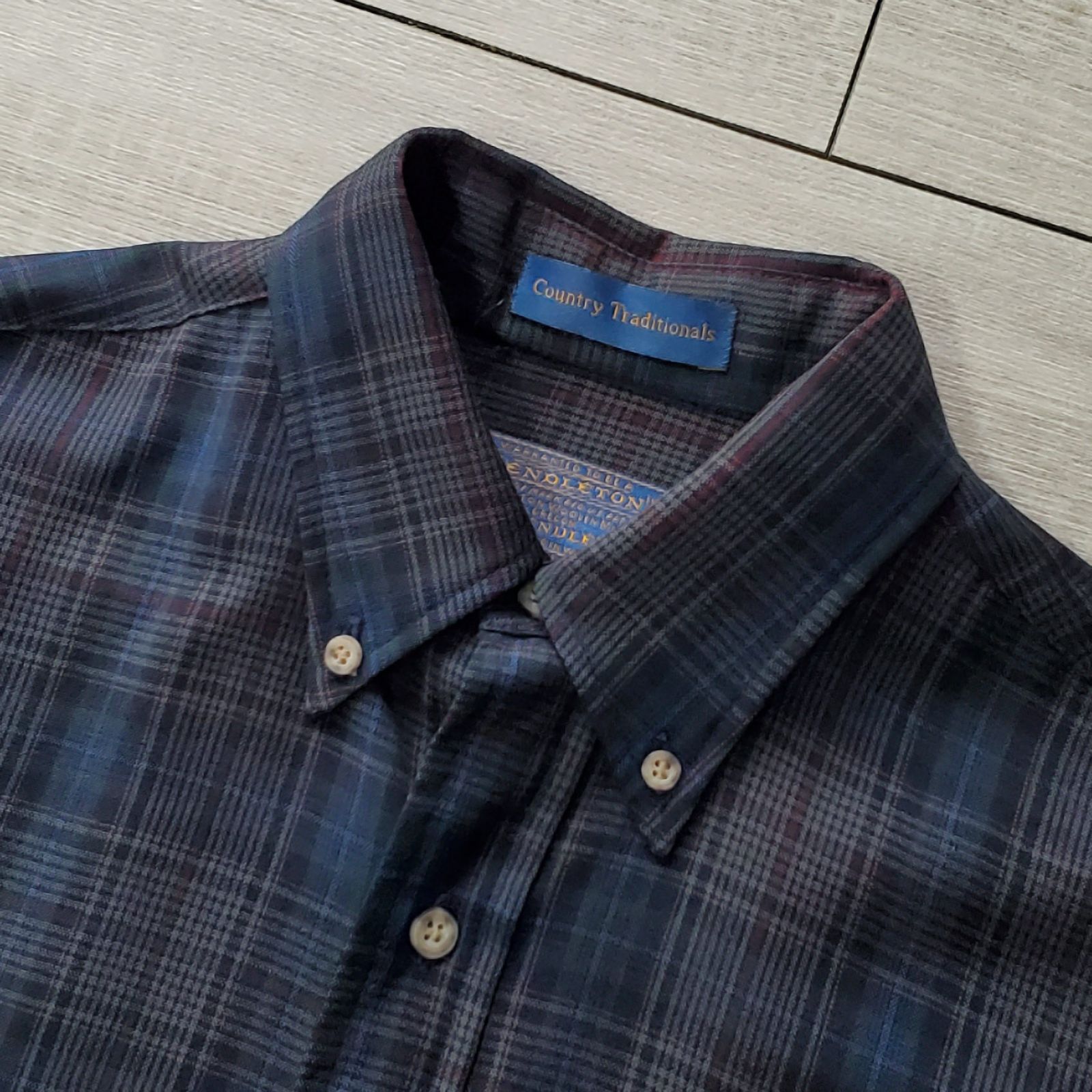PENDLETONペンドルトン□美品 70s vintage USA製 最高級ライン SIR 