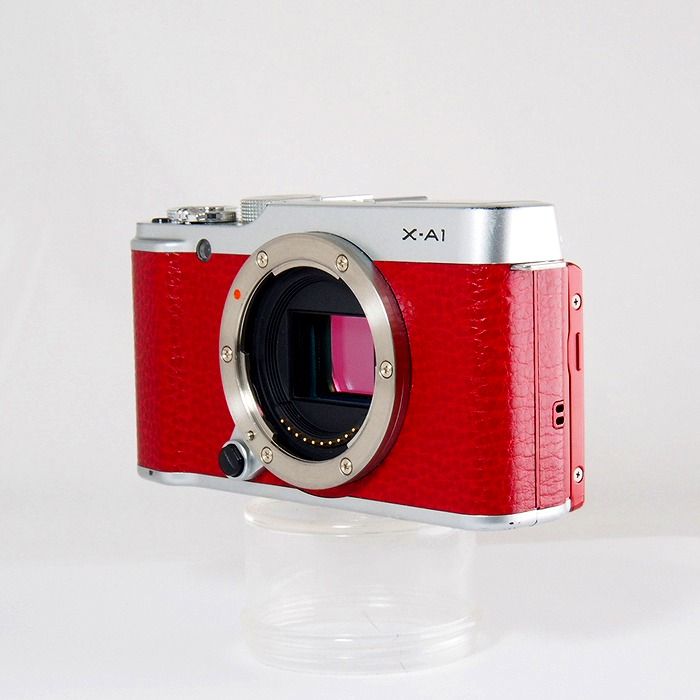 富士フィルム X-A1 RED FUJIFILM ミラーレス一眼デジカメ レンズ 富士フイルム Xシステム FUJIFILM X-A1 MF 35mm F1.7 レンズ