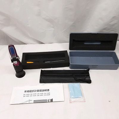 23k-244o【中古】SATO 佐藤計量器 手持屈折計 （SK-109R） 自動温度