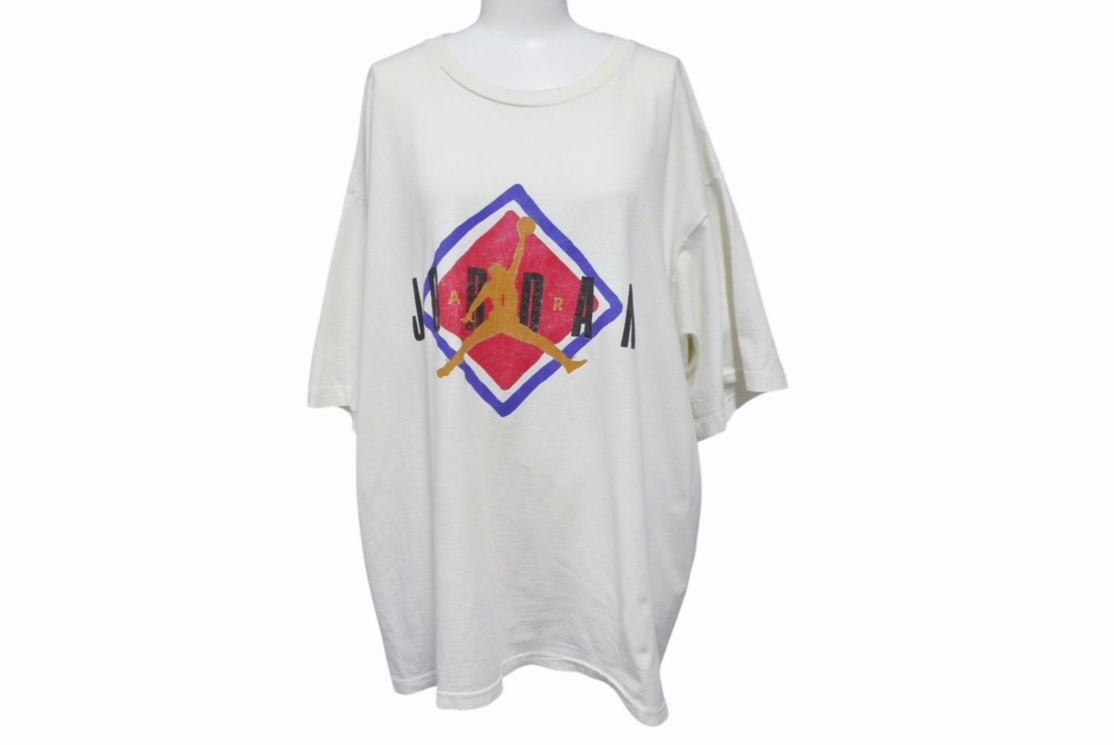 RSVP アールエスヴィーピー VINTAGE ヴィンテージ NIKE ナイキ 90&#39;s 銀タグ &quot;AIR JORDAN&quot; ジャンプマン Tシャツ ホワイト サイズL 美品 中古 4c074092 RSVP アールエスヴィーピー VINTAGE ヴィンテージ NIKE ナイキ