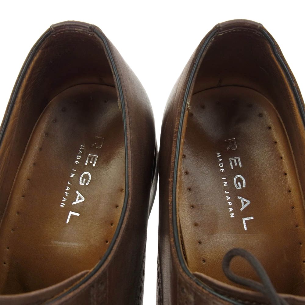 REGAL リーガル RMV04 RAYMAR レイマー レザー シューズ 革靴 ブラウン系 25.5【中古】 REGAL リーガル RMV04 RAYMAR レイマー レザー シューズ 革靴 ブラウン