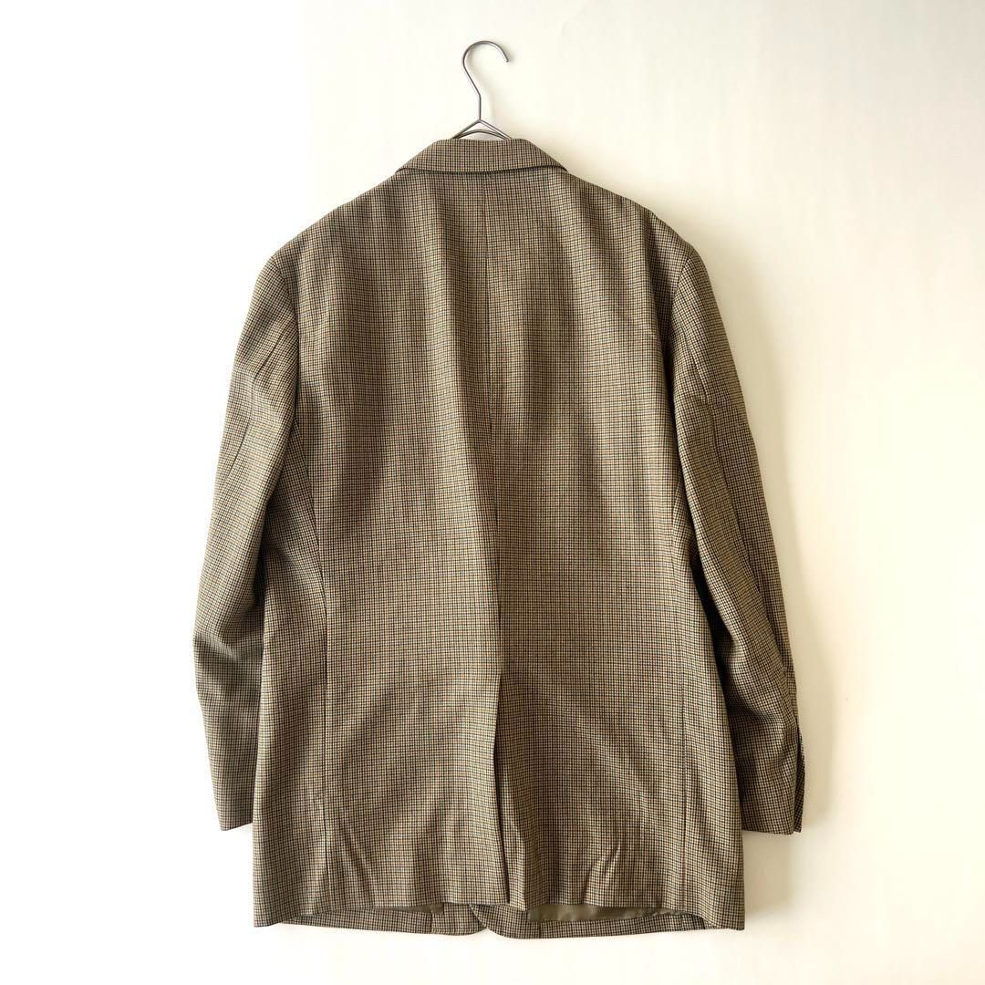 90s J. CREW USA製 テーラードジャケット 千鳥柄 巨人タグ ヴィンテージ90s 美品 J.Crewジェイクルー巨人タグ 2Bテーラード