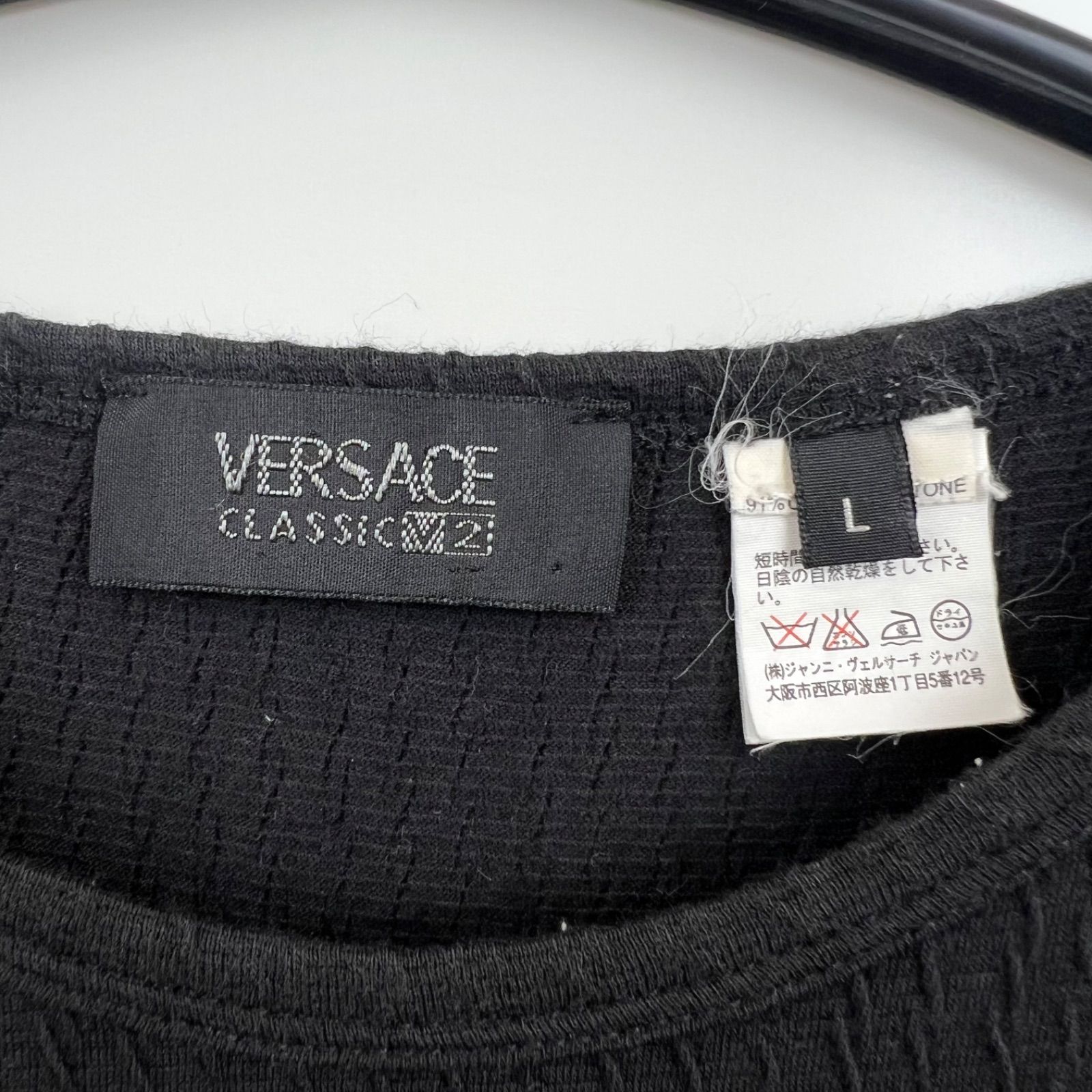 VERSACE CLASSIC V2 90s archive 3D Tee L ヴェルサーチ