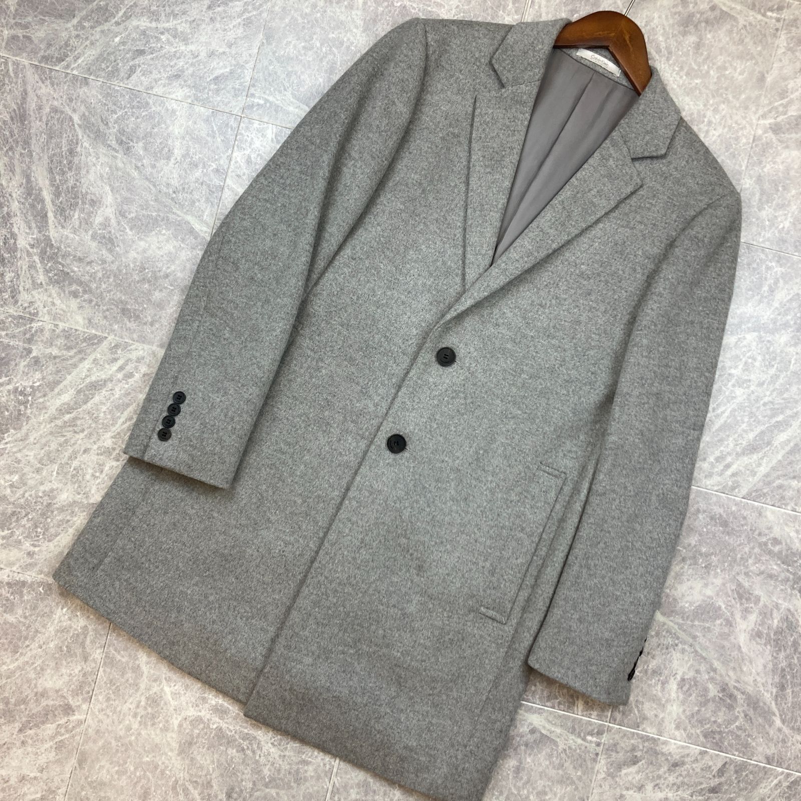 Calvin Klein グレーコート(メンズ用)カルバンクライン