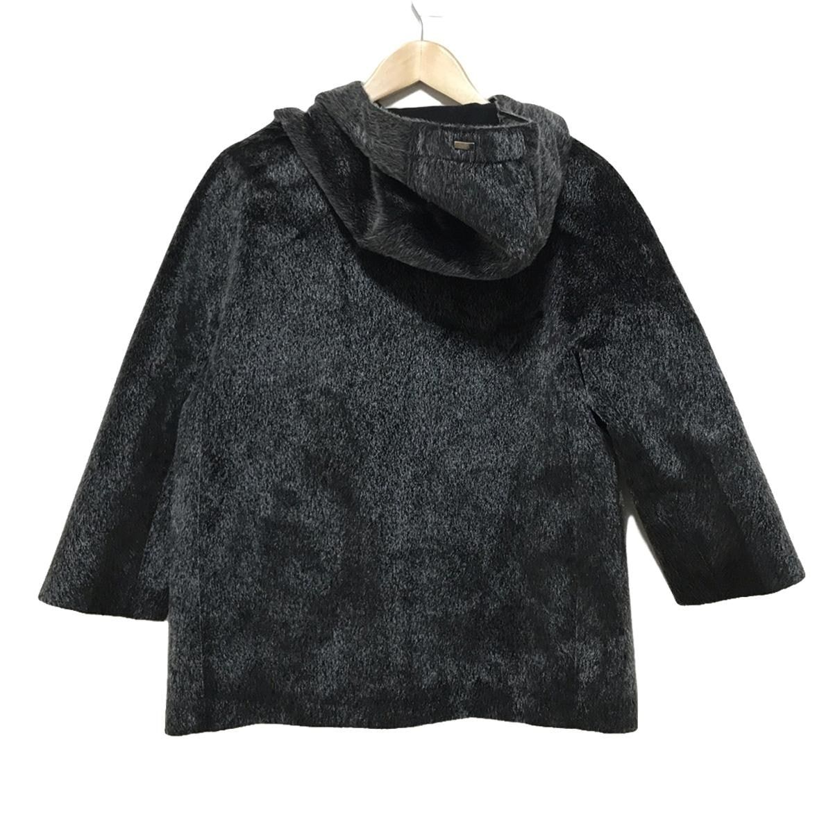 HERNO ヘルノ ブルゾン サイズ44 L レディース - GC015DR-12257-9300 黒 七分袖 フェイクファー ジップアップ 秋 冬