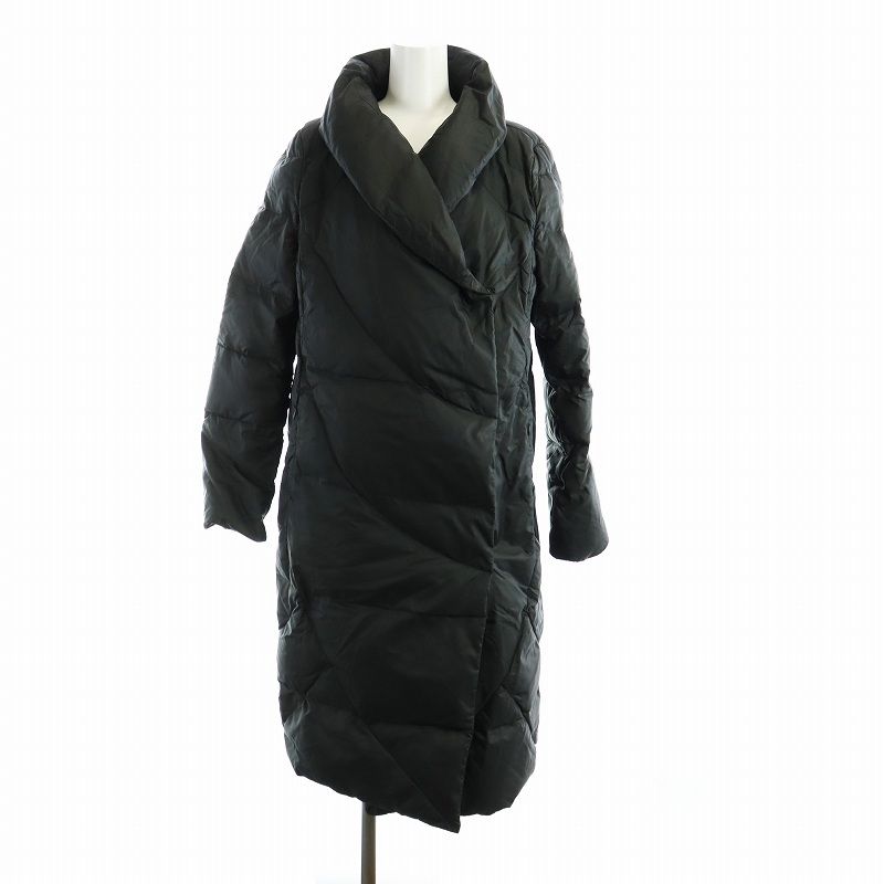 マックスマーラ　ダウンコート　サイズ42 ブラック マックスマーラ MAX MARA ダウン コート ロング ナイロン 42 L