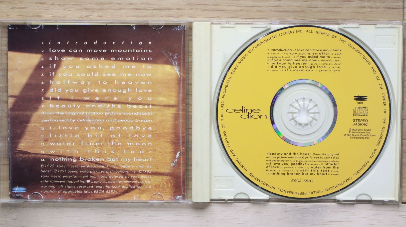 プロモ!未開封!CD◇セリーヌ・ディオン Celine Dion ESCA 5587/廃盤