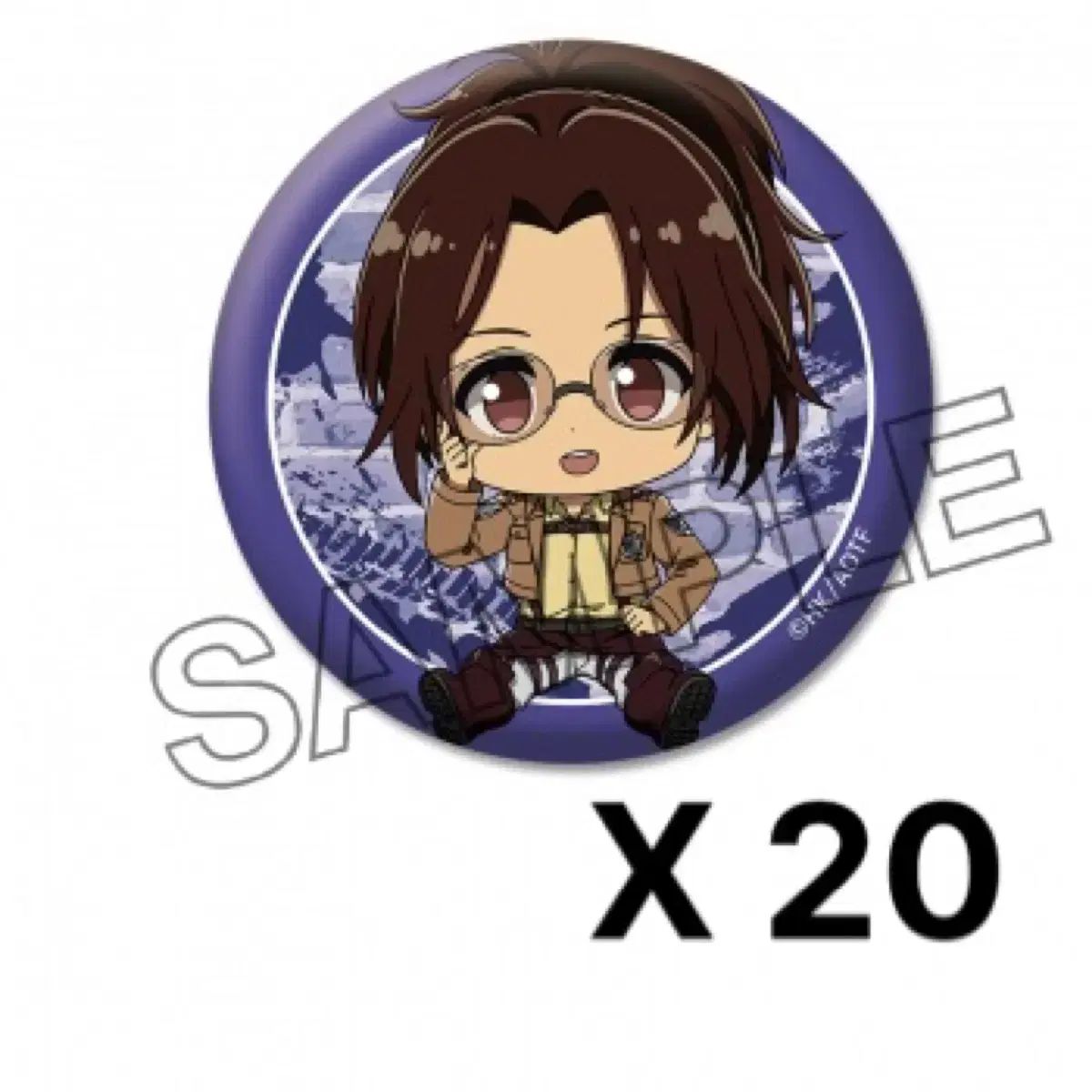 進撃の巨人 ハンジ・ゾエ 缶バッジ 20点セット Anique Shop JAPAN