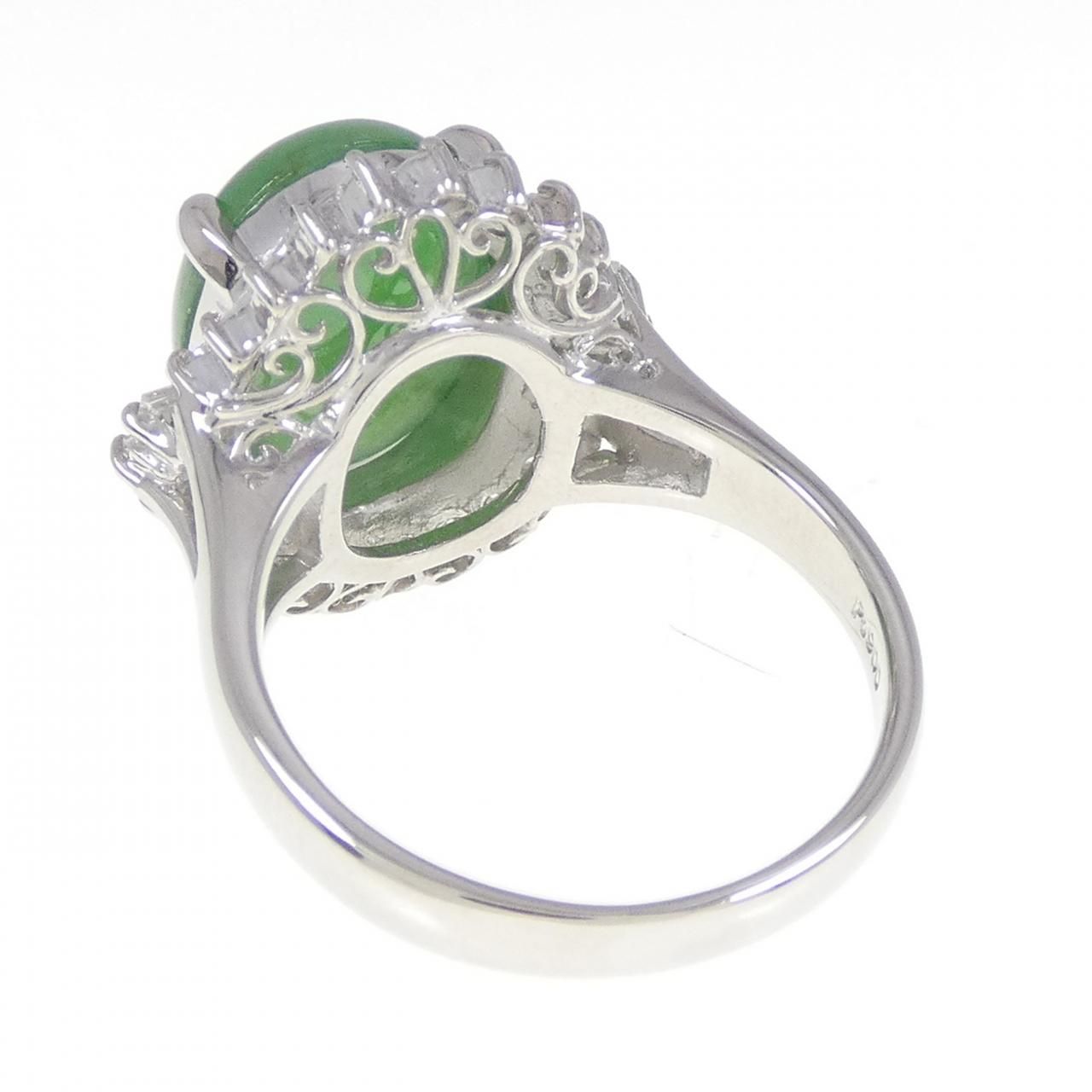 PT900 ヒスイ リング 5.89CT - メルカリ 