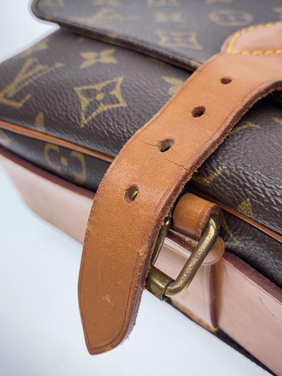 LOUIS VUITTON カルトシエールGM_モノグラム・キャンバス_BRW PVC ブラウン M51252 - メルカリ