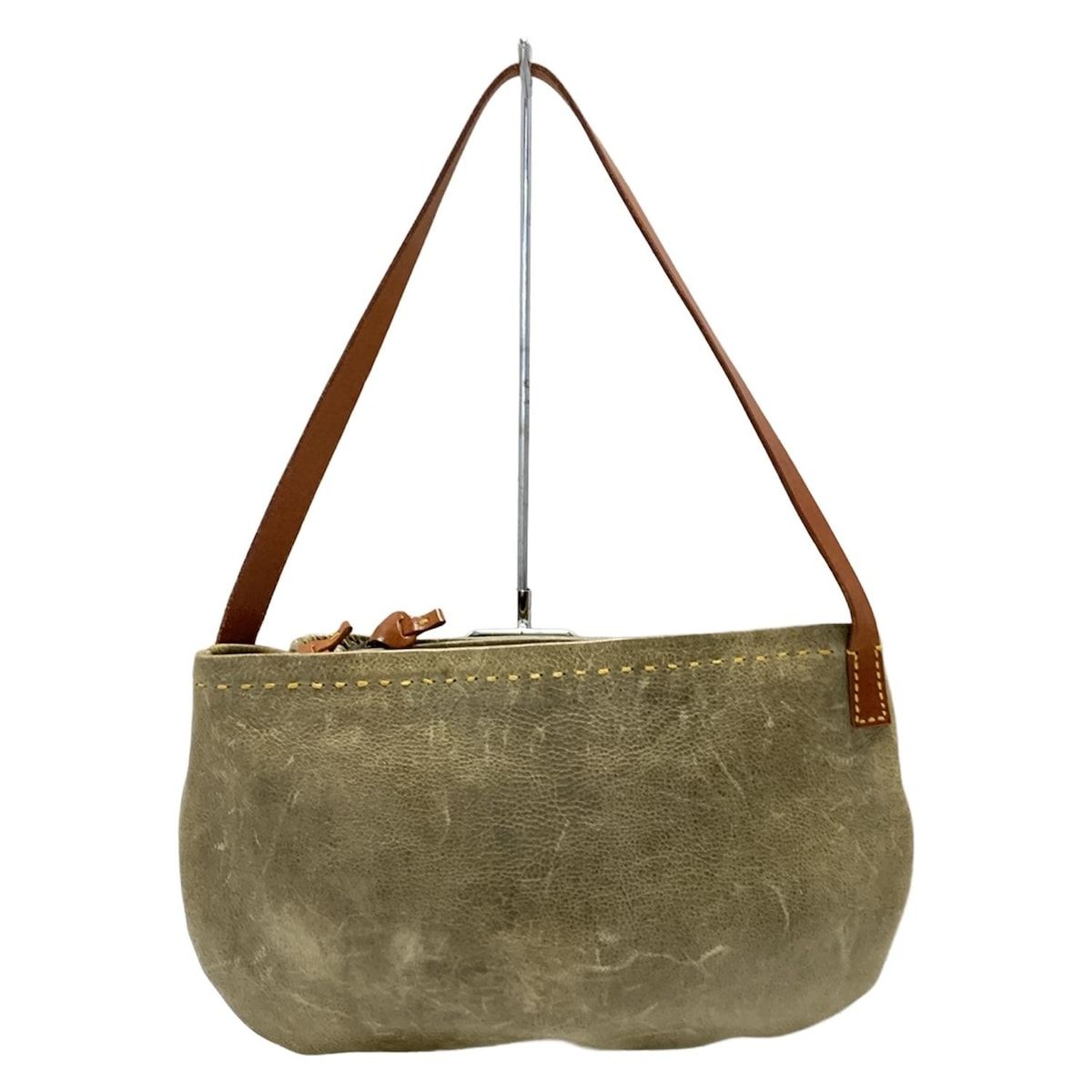 □アンリークイール HENRY CUIR レザーショルダーバッグ かばんBAG皮革