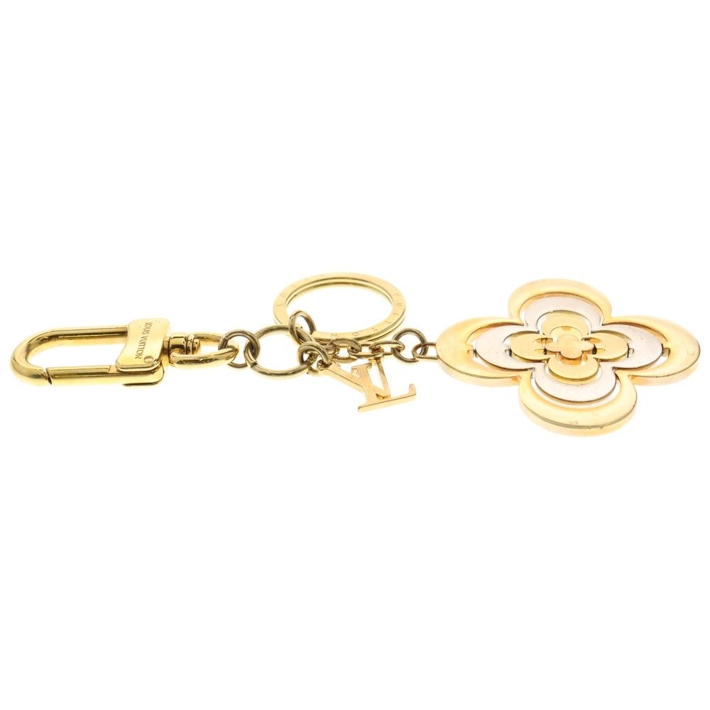 ルイ・ヴィトン ポルトクレカボション キーホルダー M66001 ゴールド