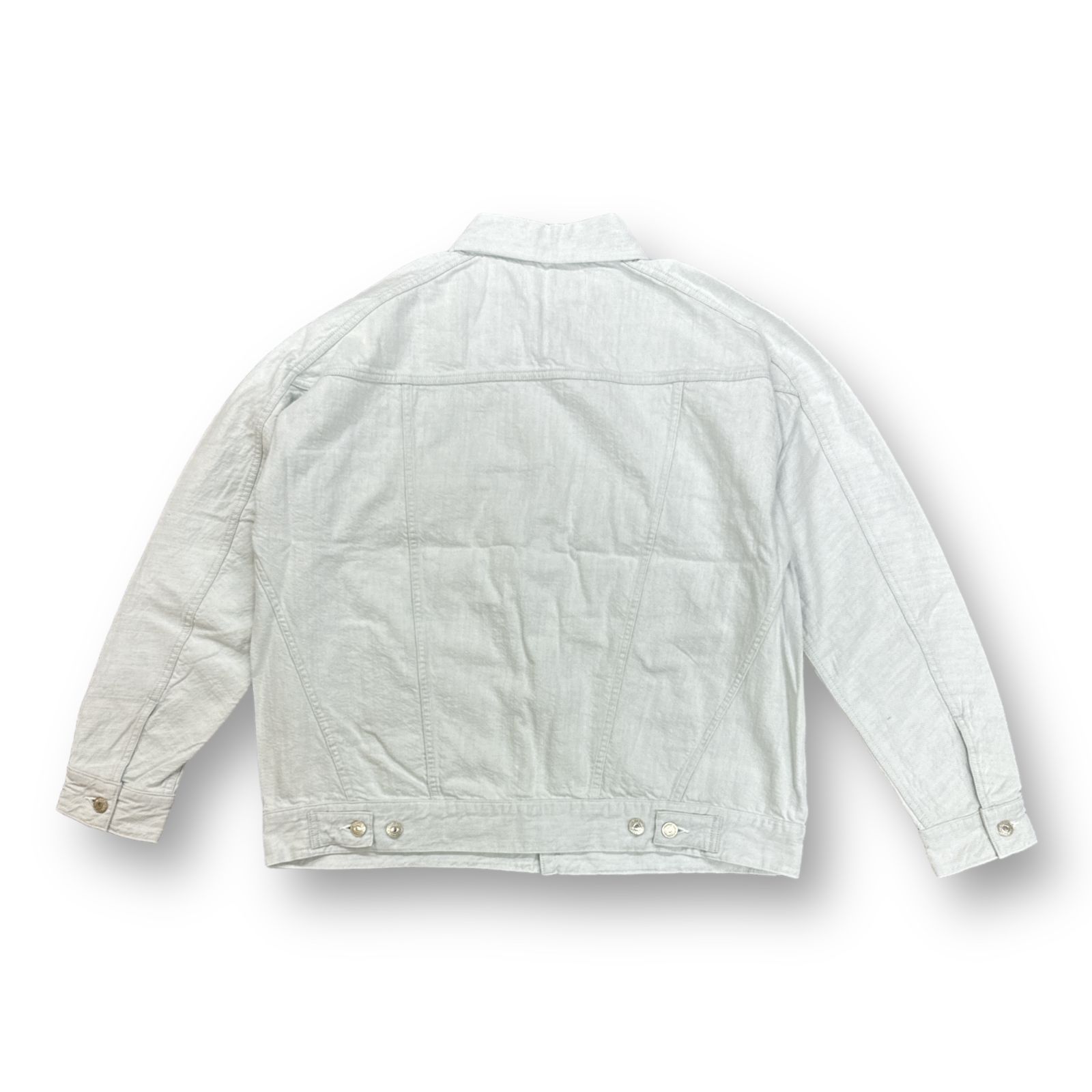 NEON SIGN Albinism denim jacket オーバーサイズデニムジャケット N1580 (EC) TheNeonMuse + Custom Neon Light-up Denim Jacket