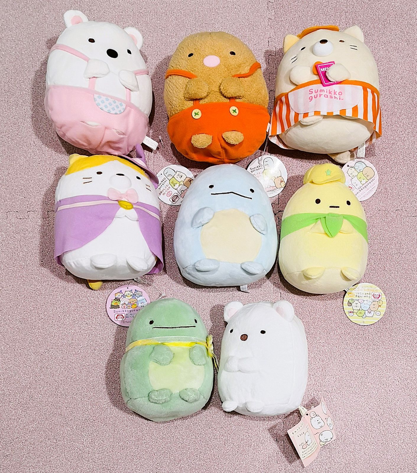 すみっコぐらし　ぬいぐるみ　まとめ売り すみっコぐらし ぬいぐるみ （プライズ情報】すみっコぐらし