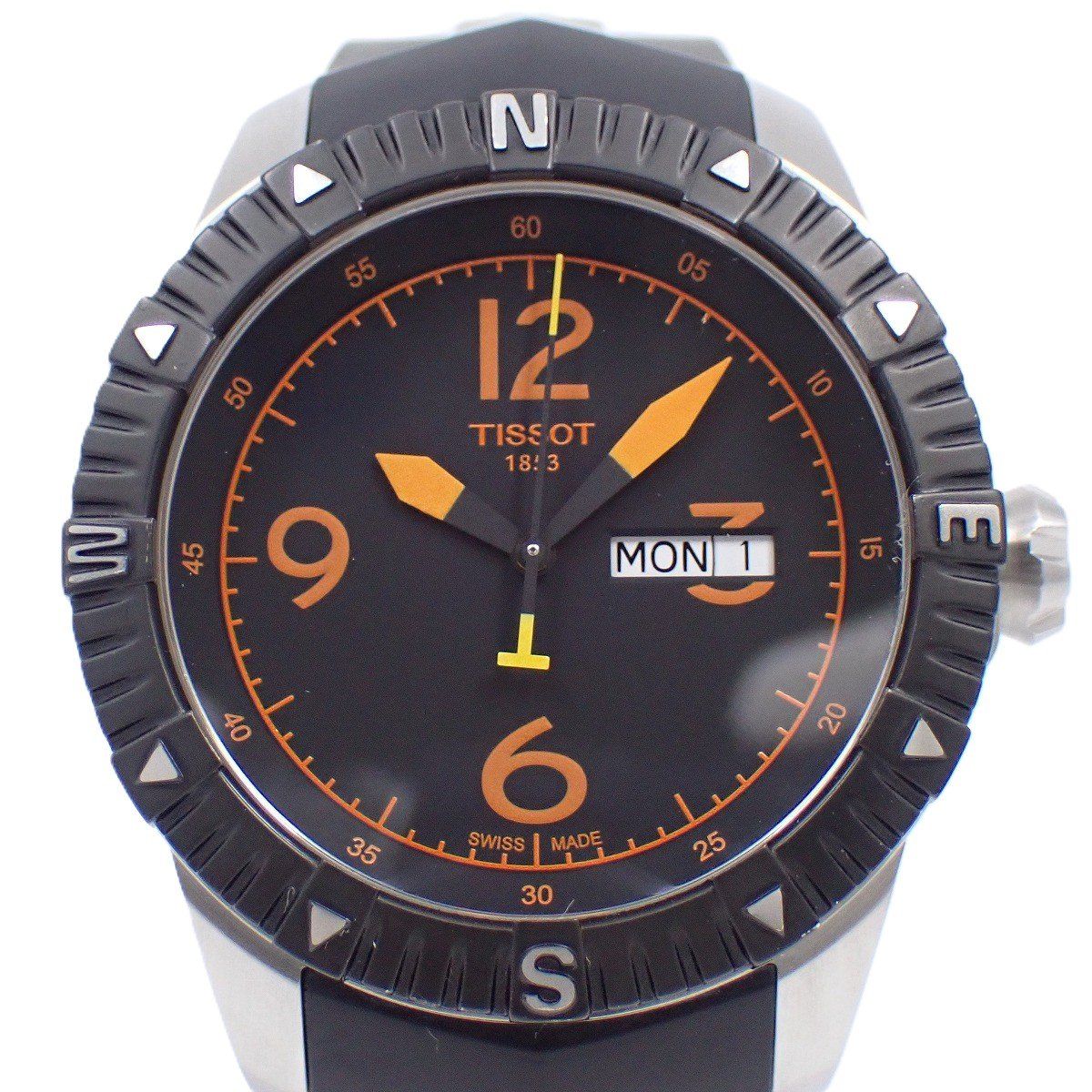 TISSOT ティソ デイデイト 自動巻き メンズ腕時計 コンビ ダイヤ文字盤 TISSOT ティソ デイデイト 自動巻き メンズ腕時計 コンビ ダイヤ文字盤