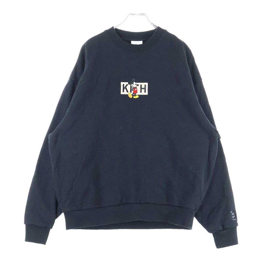 KITH (キス) ×Disney Mickey Classic Logo Crewneck ディズニー 