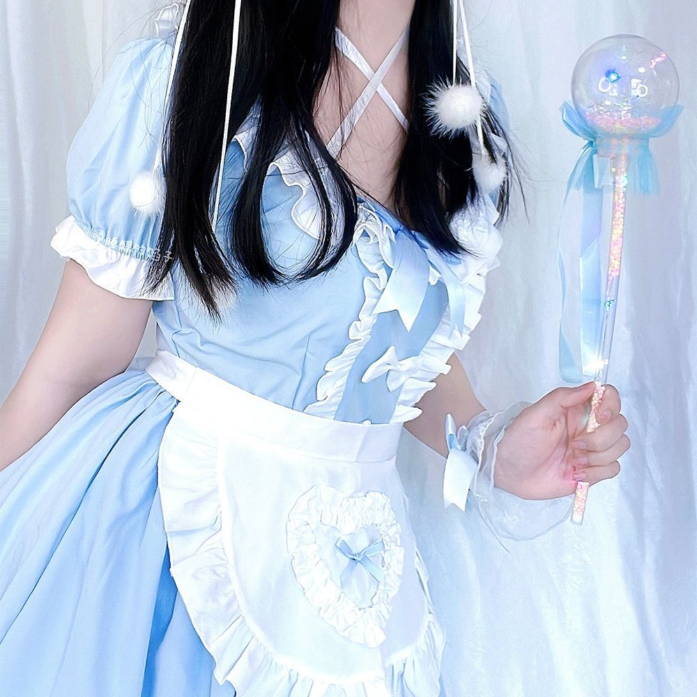 コスプレ セクシー メイド メイド服 貧乳 な えろい 可愛い ワンピース