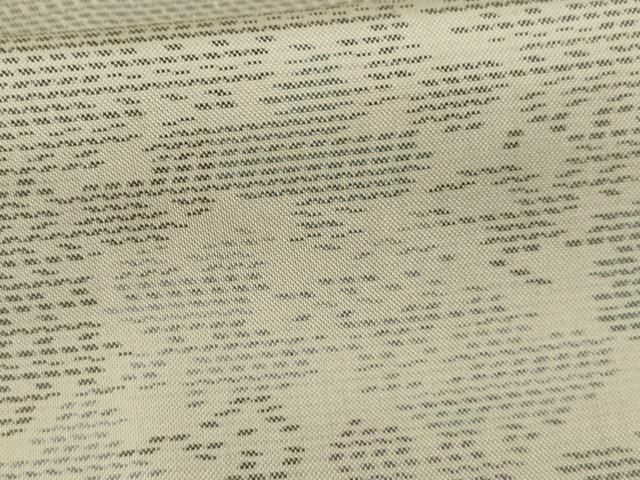 平和屋着物○本場大島紬 白大島 緯総絣 花菱文 正絹 逸品 AAAV9415ph