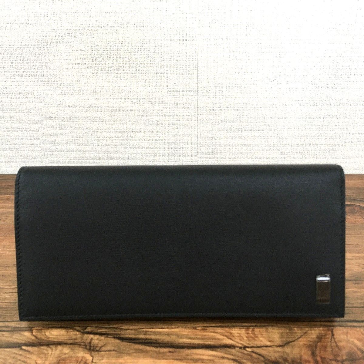 未使用品 dunhill 長財布 ブラック レザー 箱付き 296