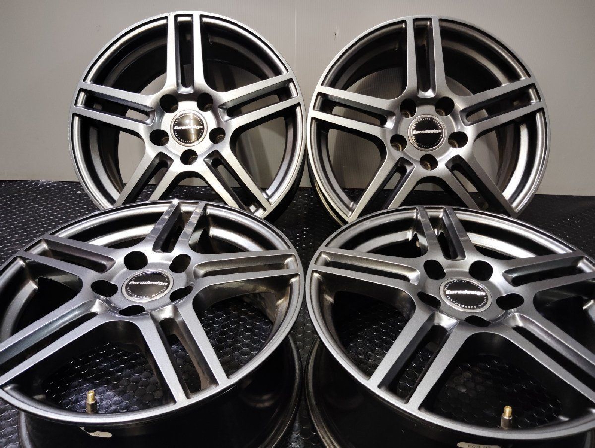 阿部商会 Eurodesign 社外ホイール 16インチ 4本 7J5HPCD112 39 VW ゴルフ等 VHH525