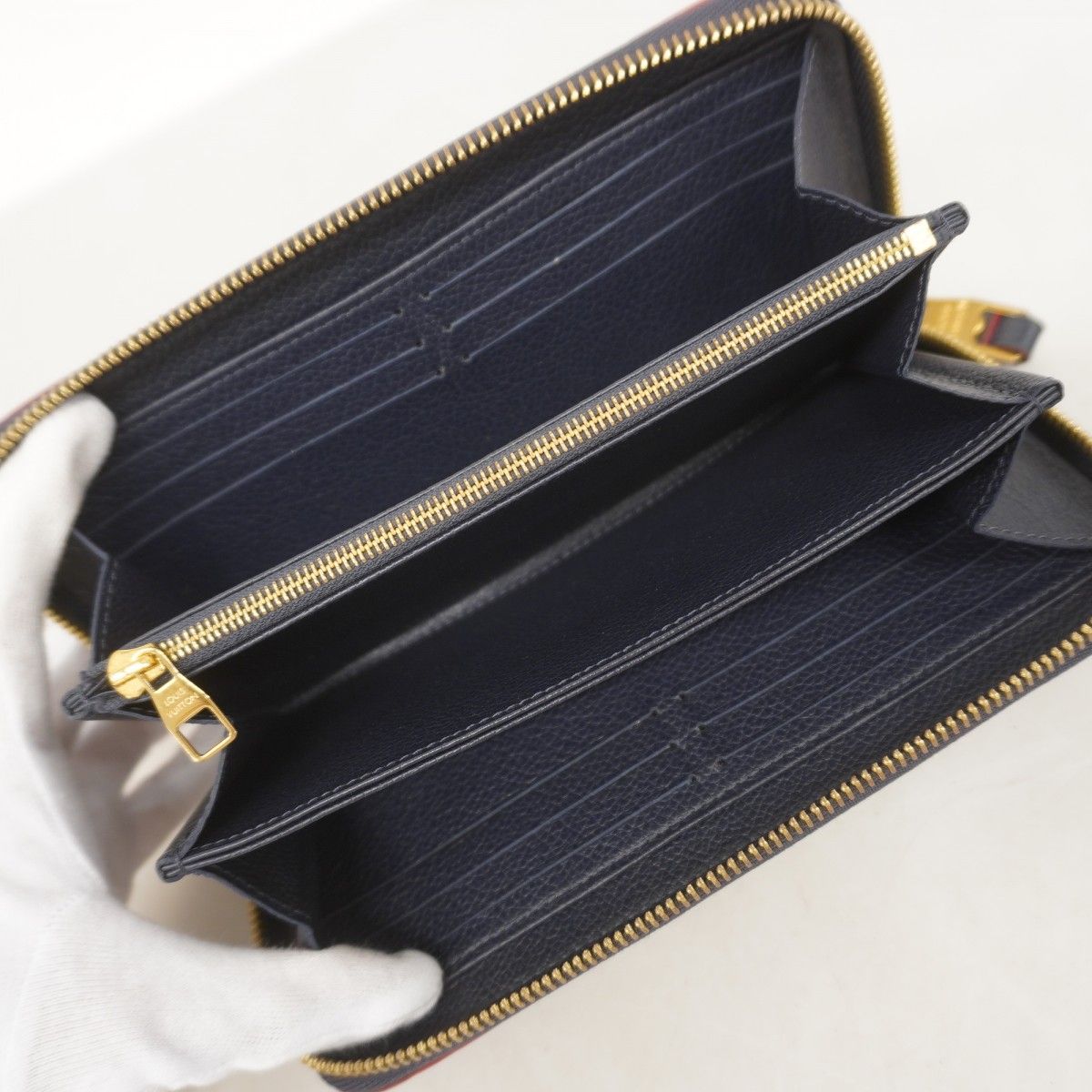 ルイヴィトン ジッピーウォレット アンプラント 長財布 マリーヌ  