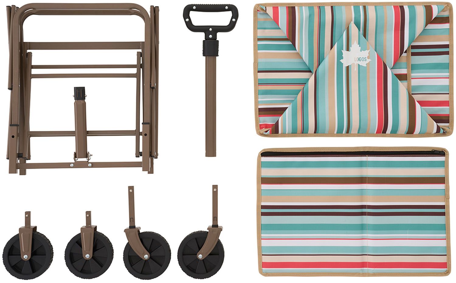 ロゴス LOGOS アウトドア 丸洗いバッグインキャリーカート ブルーストライプ ワゴン ギア 軽量 コンパクト 収納 持ち運び キャンプ レジャー バーベキュー ピクニック 旅行 トラベル 84720746 ブルー WWW_NOITHATQUANGTHANH_NET