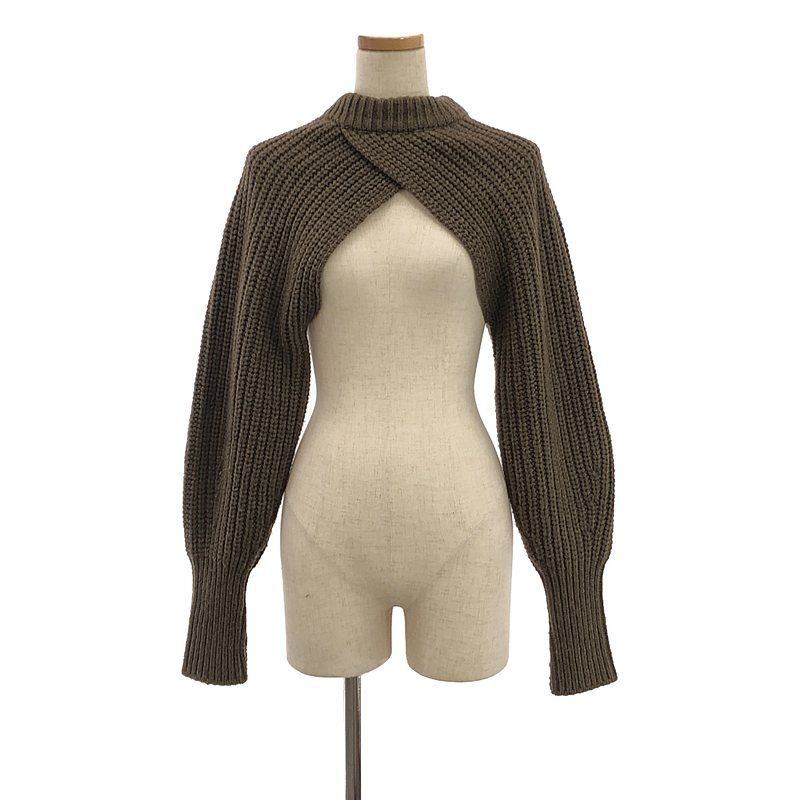 トップス HYKE RIBBED SLEEVES HYKE / ハイク | 2021AW | HYKE RIBBED SLEEVES リブニットスリーブ