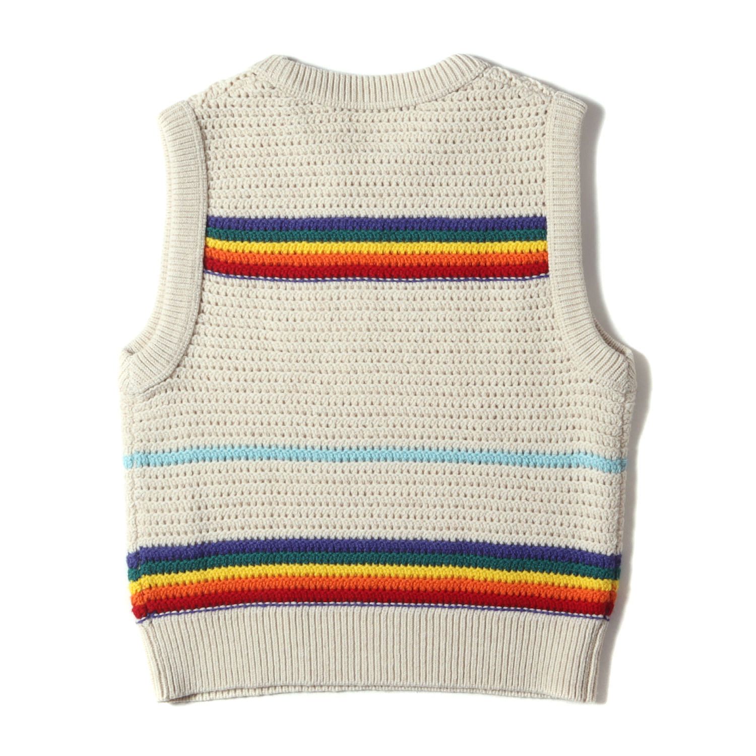 新品 ACNE STUDIOS アクネ ストゥディオズ ベスト サイズ:S レインボー 
