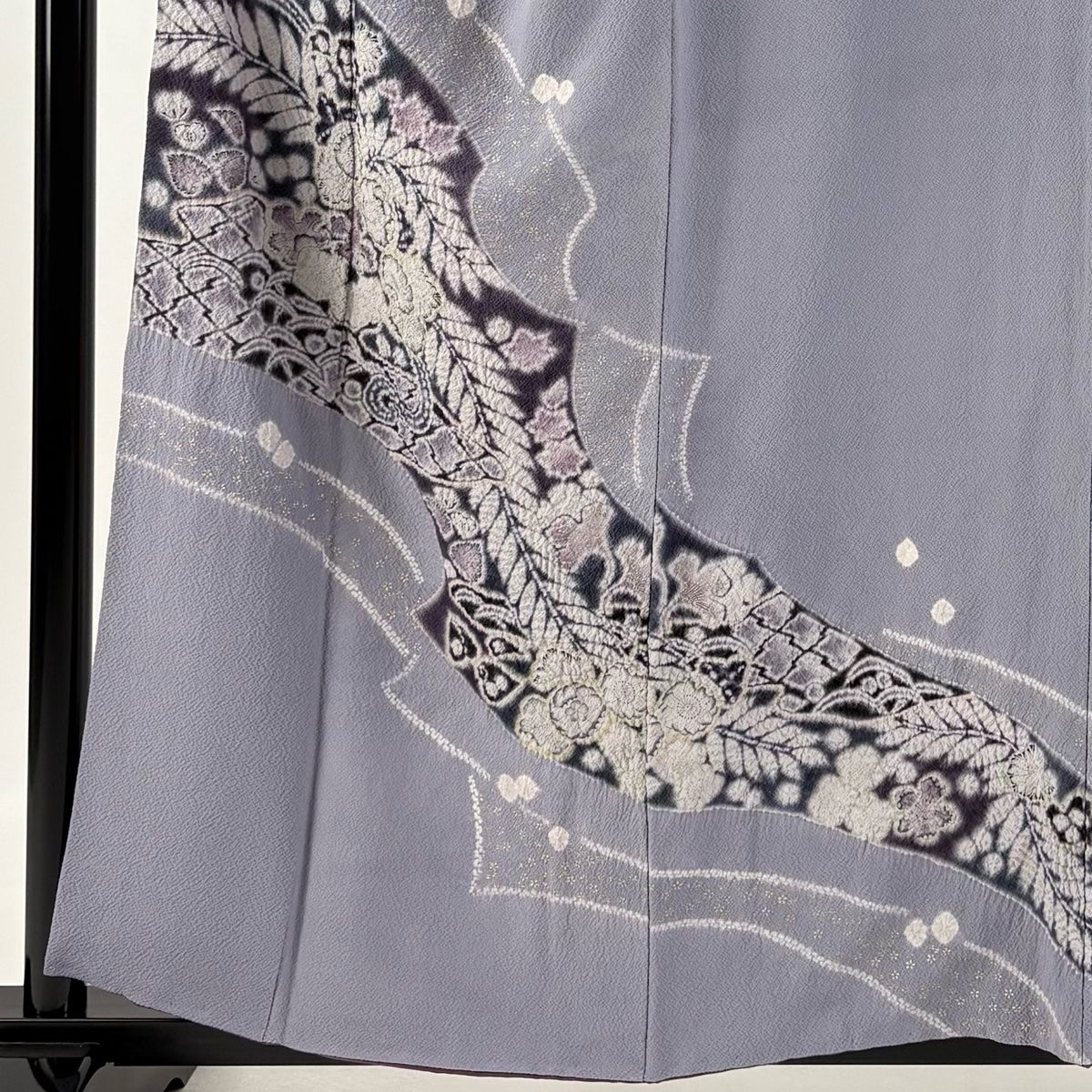 訪問着 身丈158cm 裄丈64cm M 袷 辻が花 小花 金銀彩 ぼかし